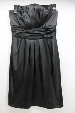 LITTLE BLACK DRESS STRAPLESS SATINY DRESS by DE LARU COLLECTION WOMEN'S JR. 7